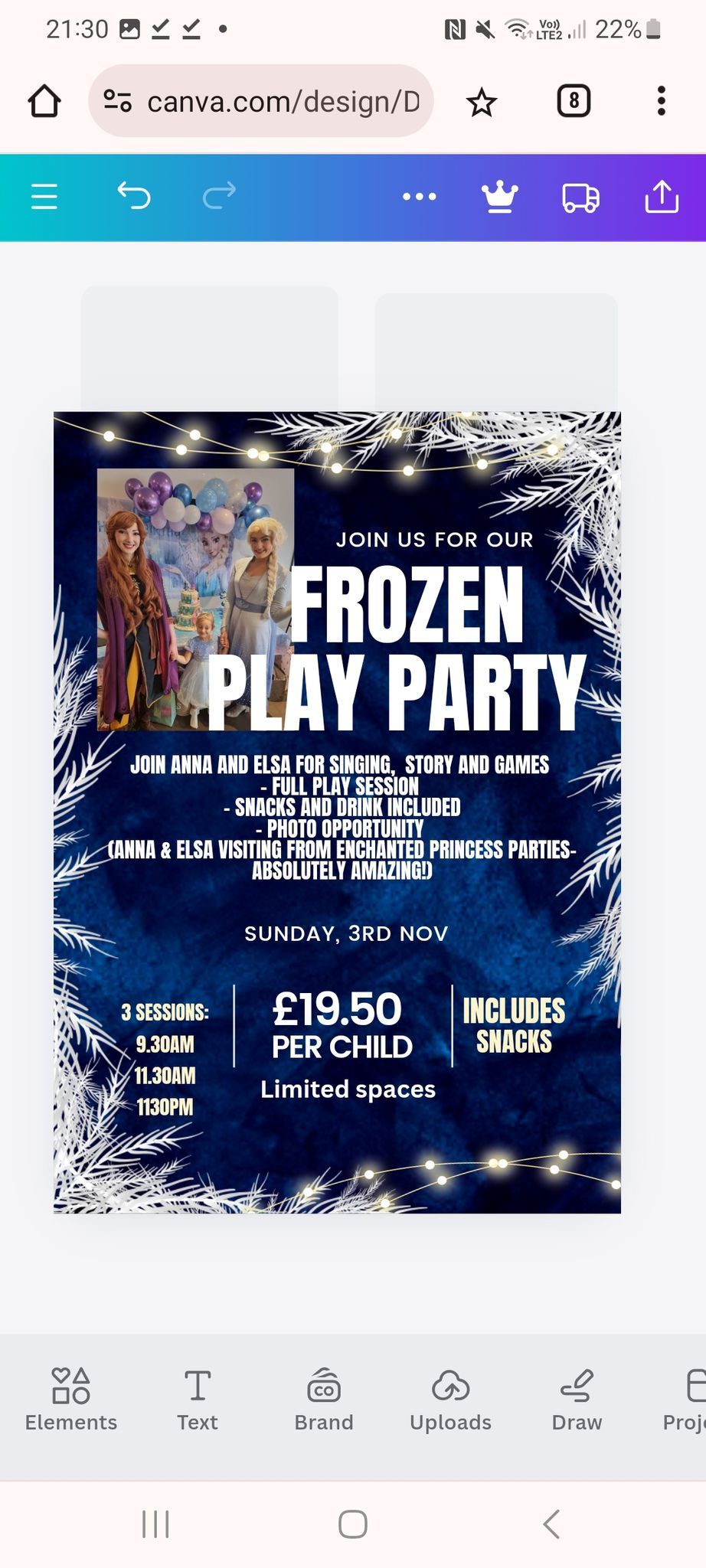 Frozen Play Party