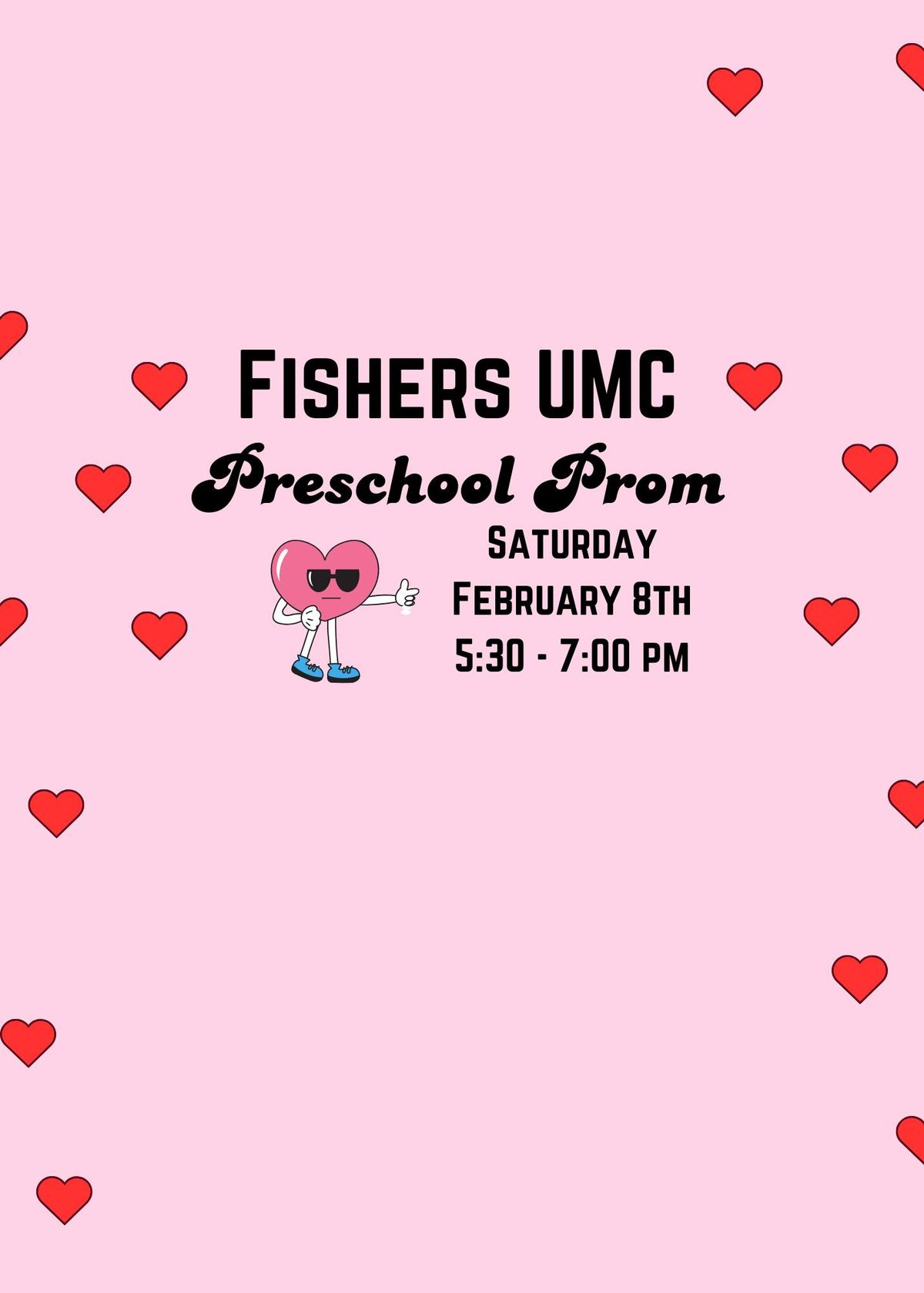 Fishers UMC Preschool Prom - Ticketed Event 