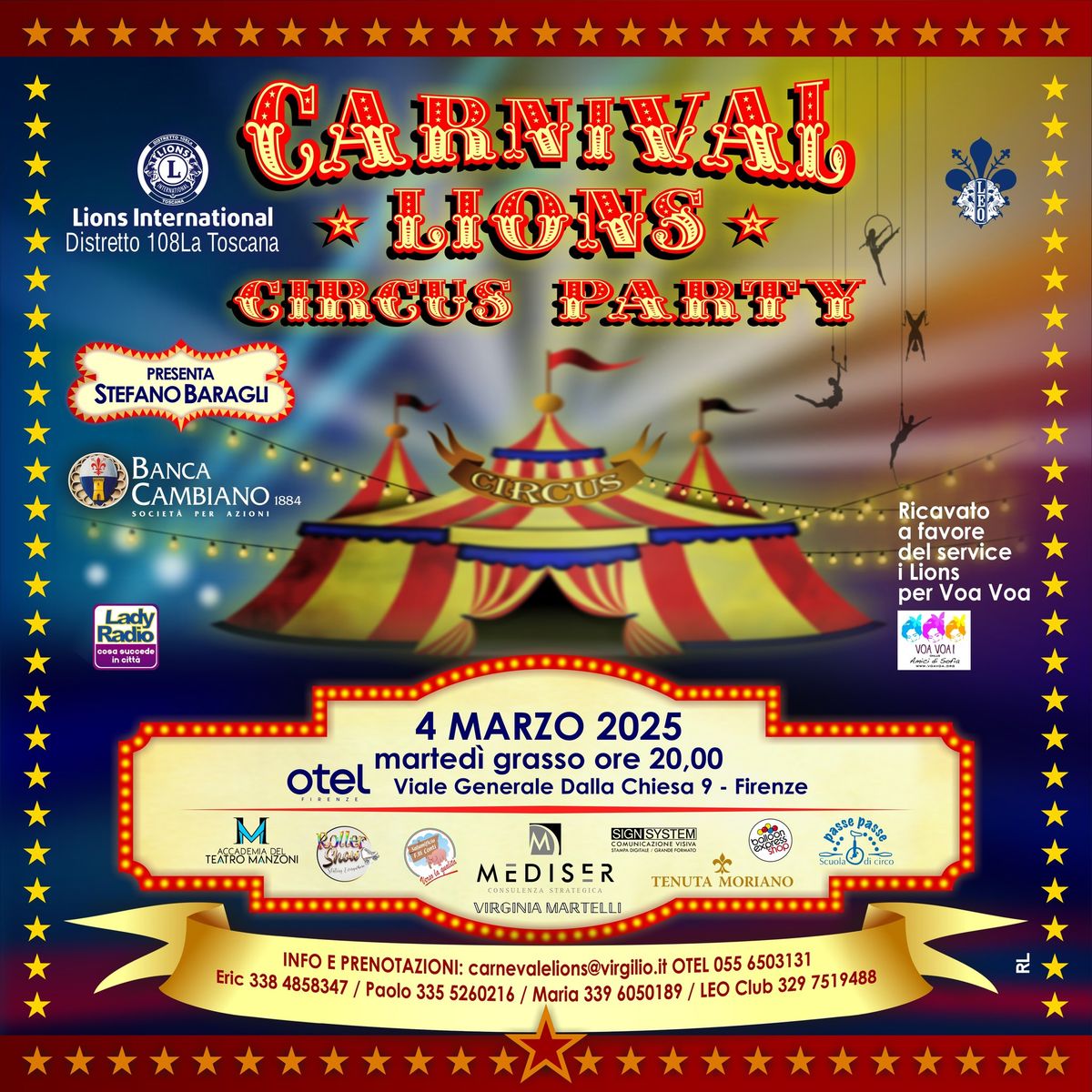 Carnival Lions Circus Party