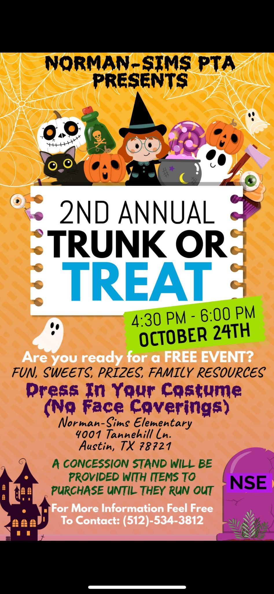 2nd Annual PTA Trunk-or-Treat