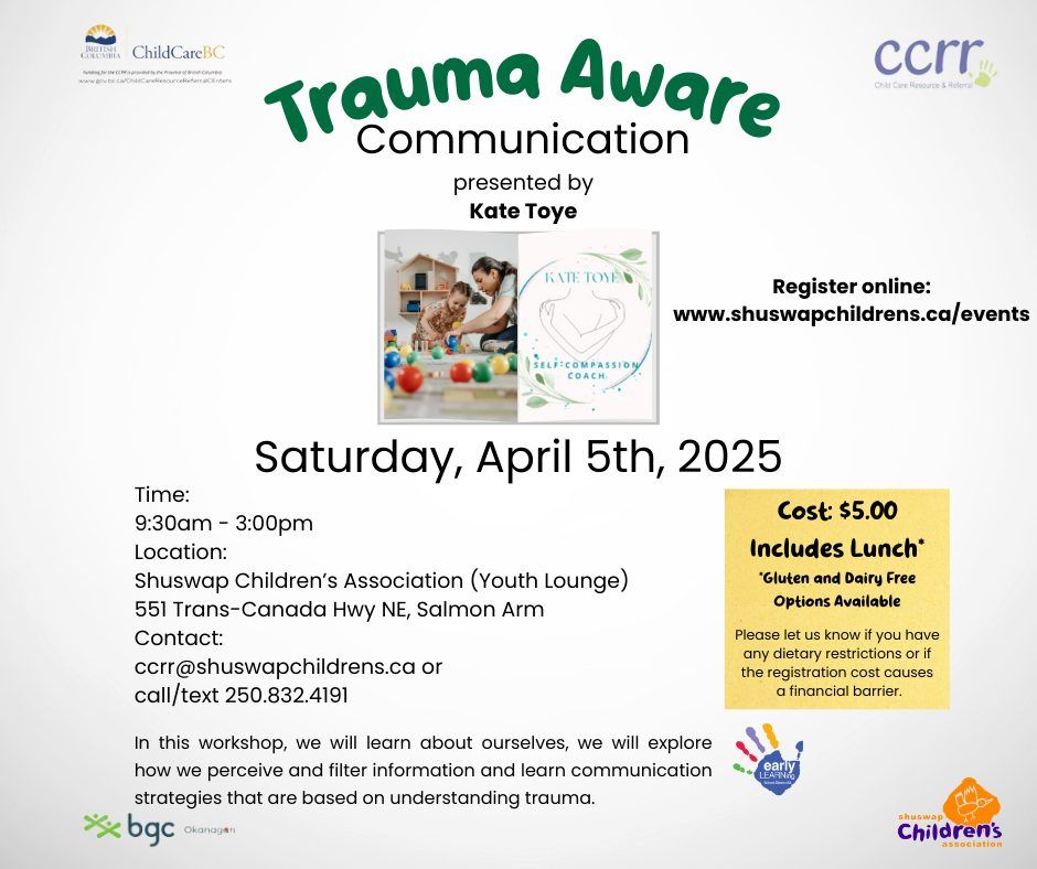 Trauma Aware Communication presented by Kate Toye