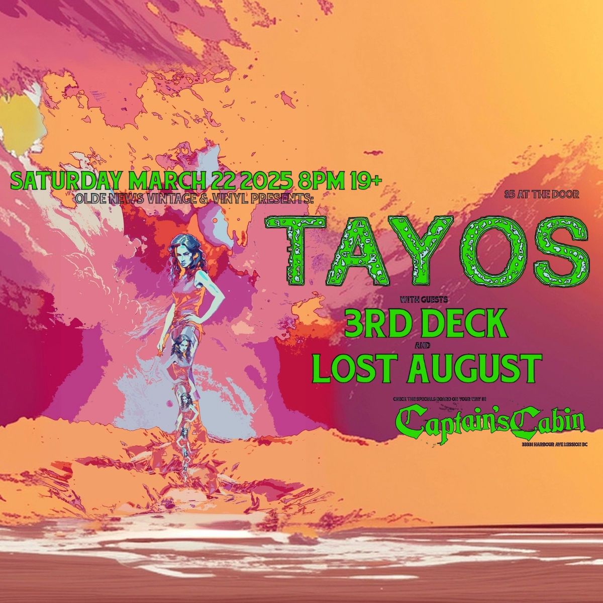 Tayos w\/ 3rd Deck & Lost August at the Cabin