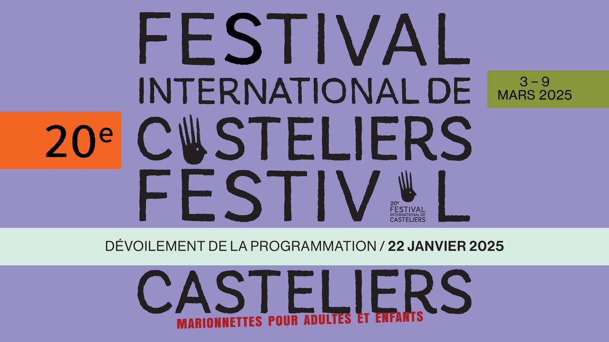 D\u00e9voilement de la programmation du 20e Festival international de Casteliers