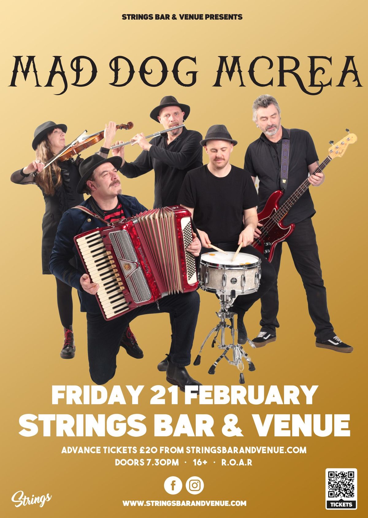 Mad Dog Mcrea Live at Strings Bar & Venue