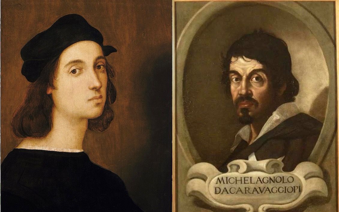 Raffaello e Caravaggio: due geni a confronto