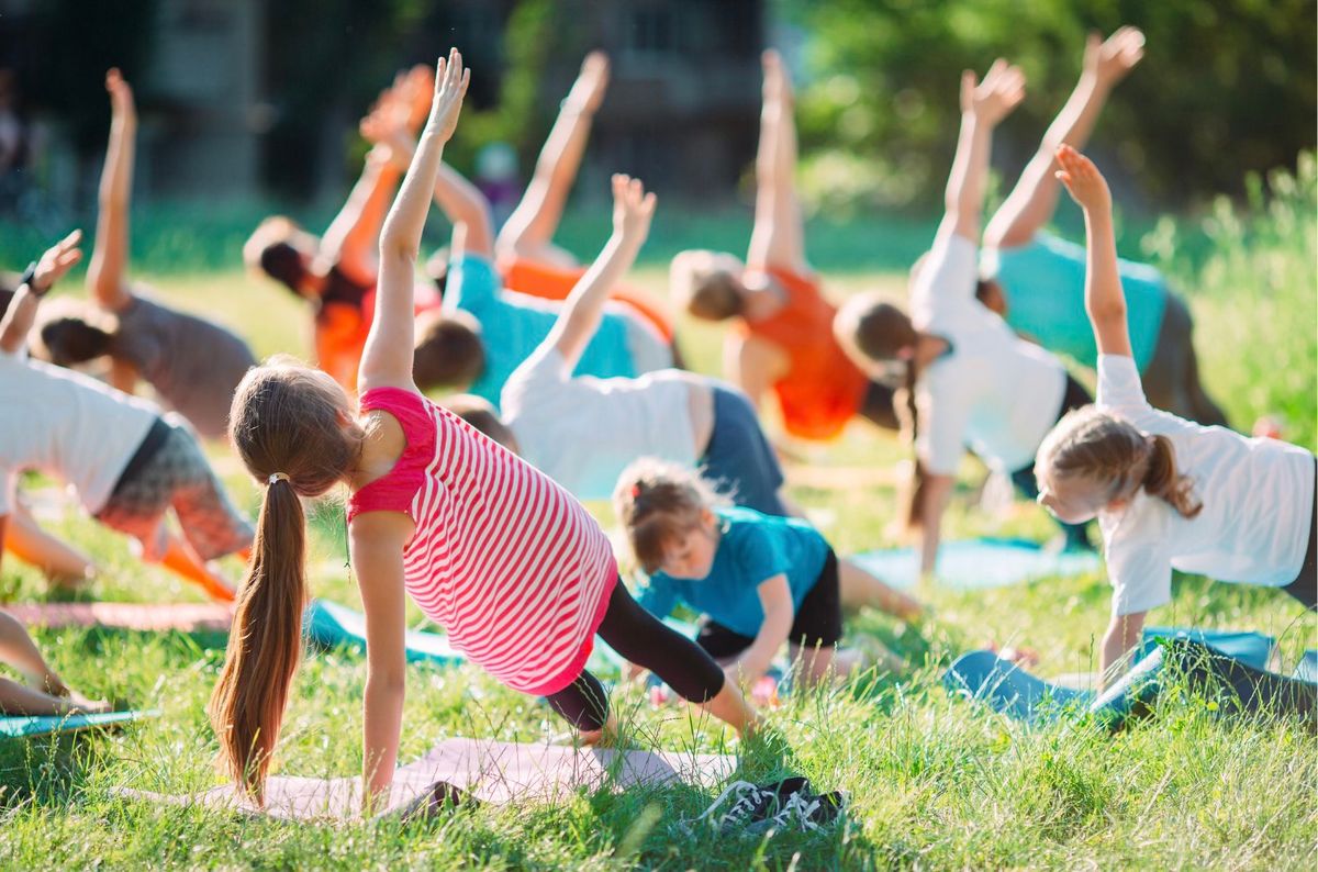 Outdoor Family Yoga