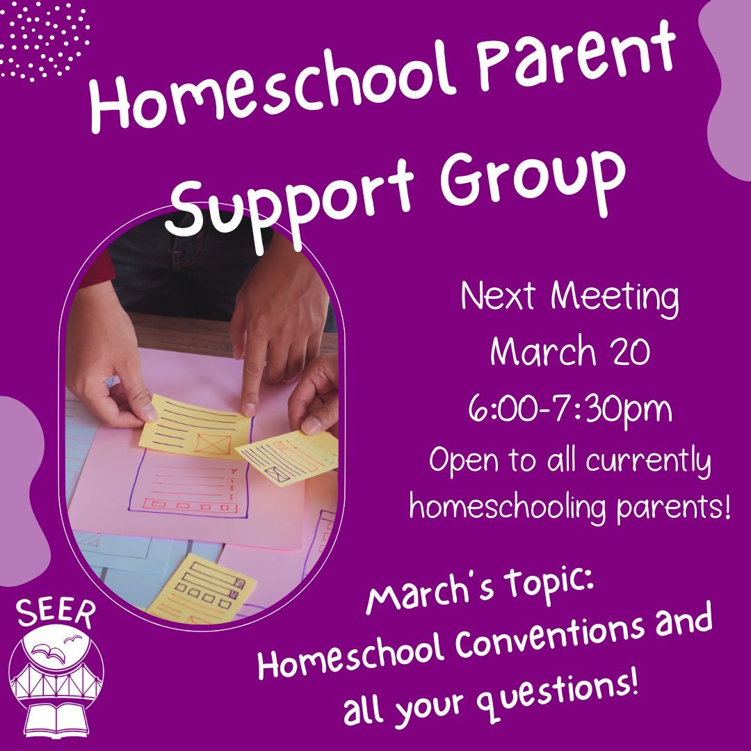 Homeschool Support Group for March