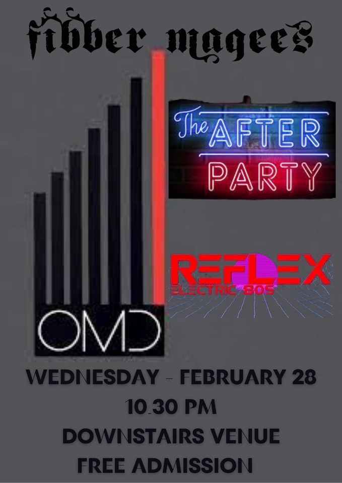 Free entry to the O.M.D. After Party & 80's night