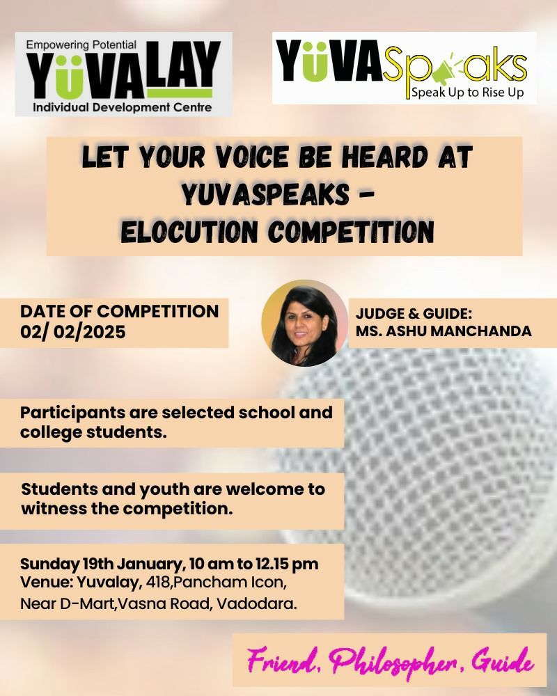 YuvaSpeaks Elocution Competition