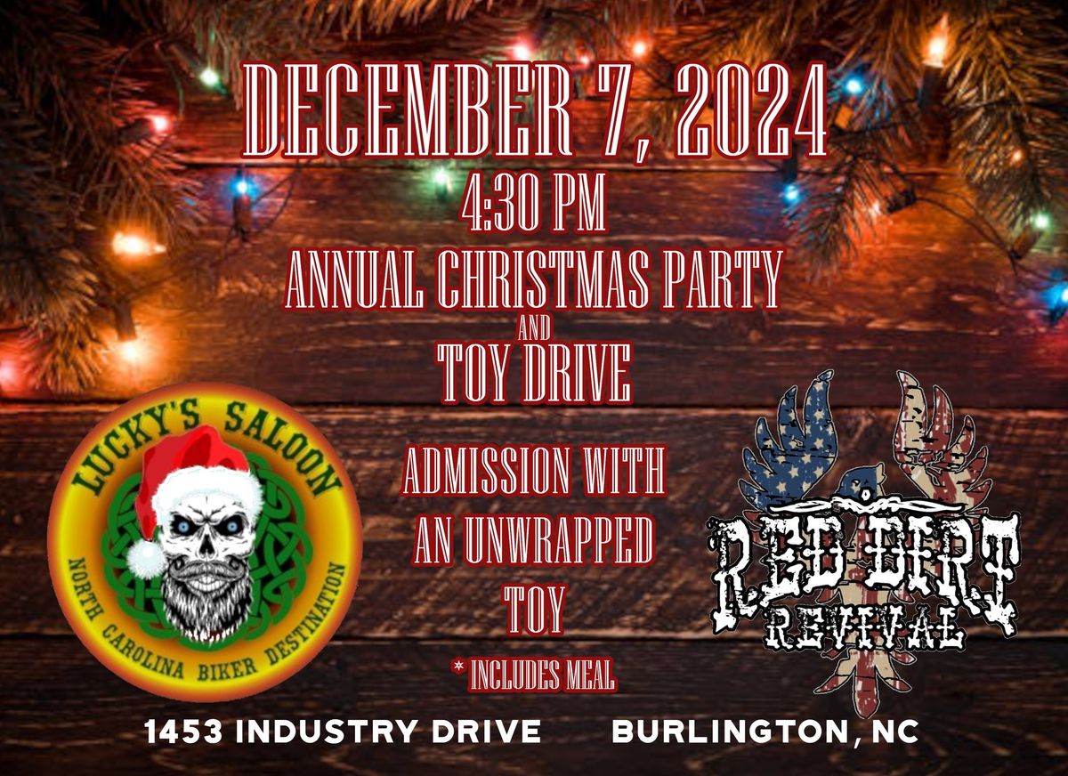 Christmas Party and Toy Drive W\/ Red Dirt Revival