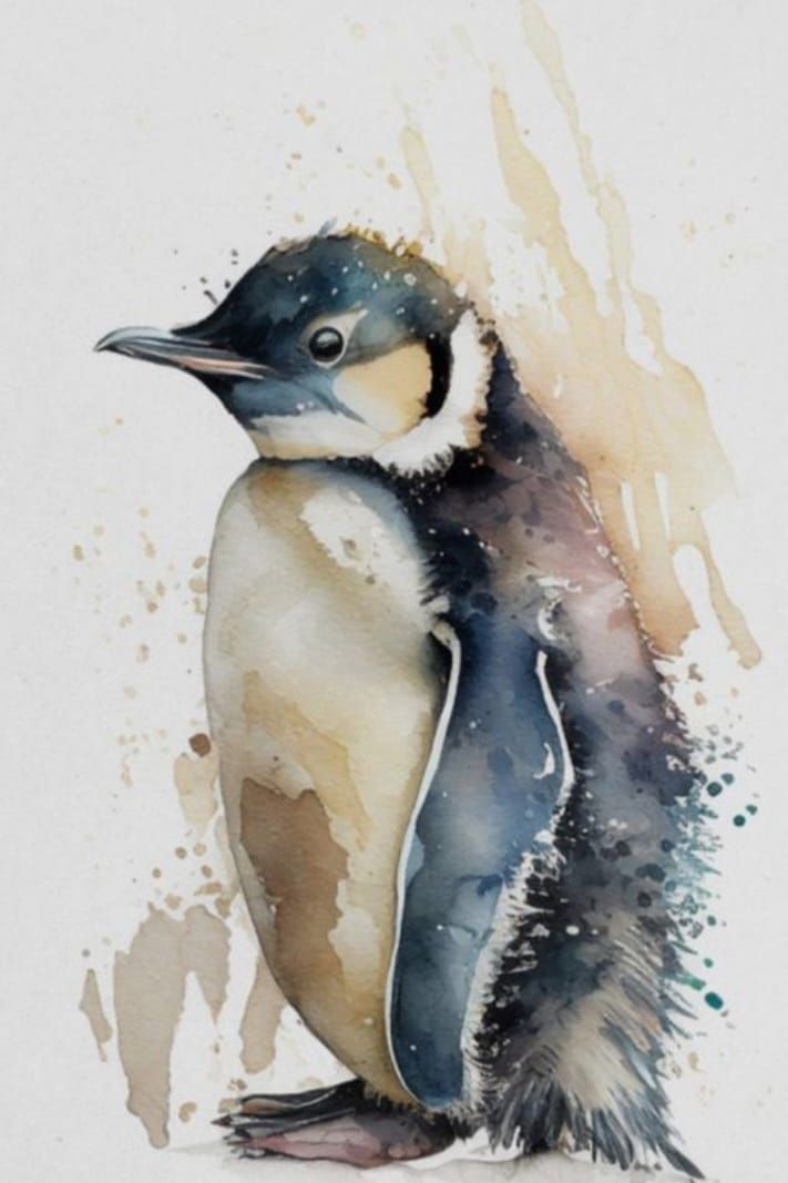 **sold out**  Ink & Wash Workshop - Penguin