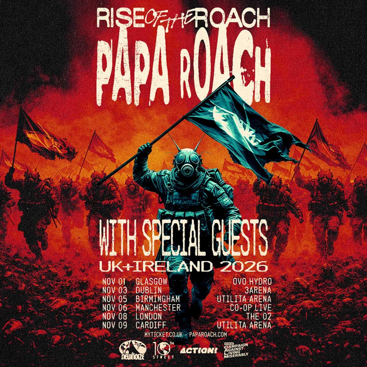 Papa Roach Glasgow Tickets