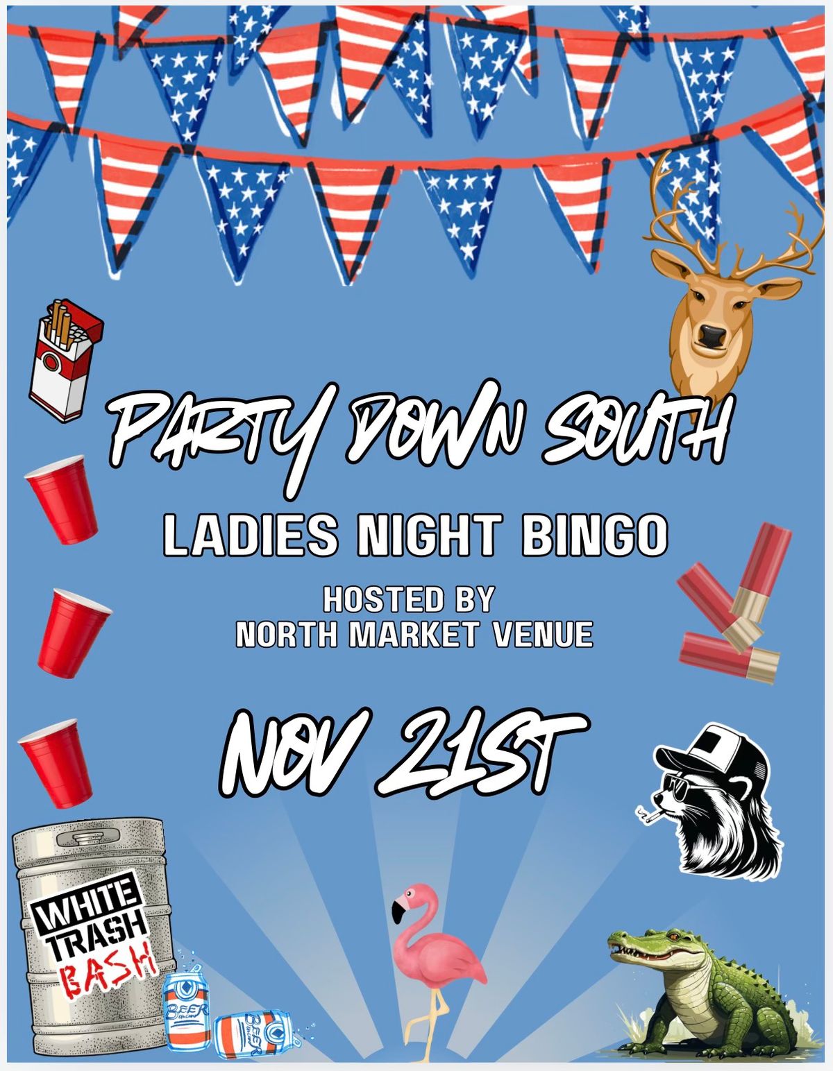 \u201cParty Down South\u201d LADIES NIGHT BINGO Hosted by NMV \ud83e\udd29