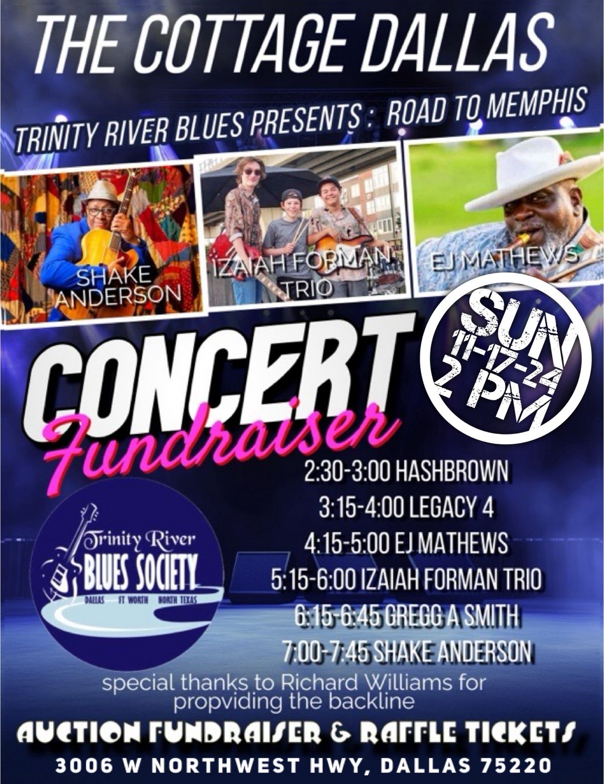 Trinity River Blues Society\u2019s \u201cRoad to Memphis\u201d