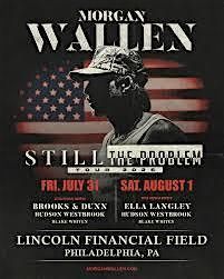 Morgan Wallen Philadelphia Tickets August 1 2026 Lincoln Financial Field St