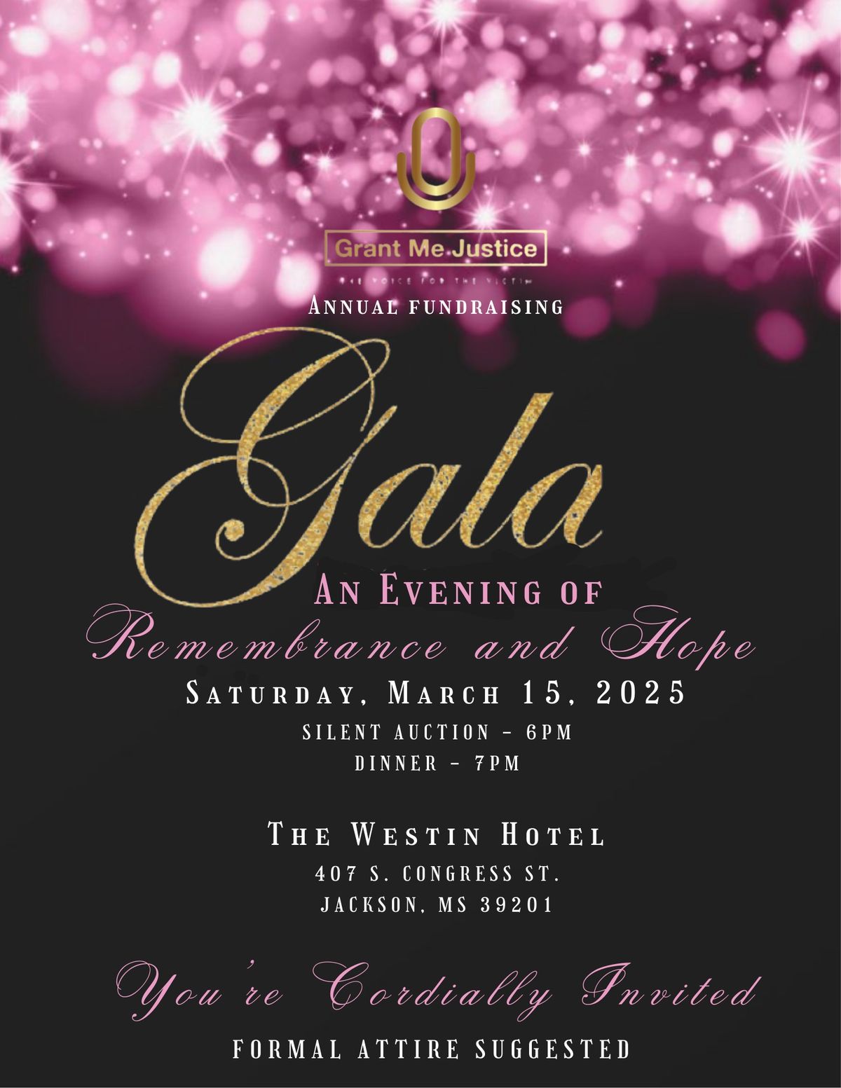 Grant Me Justice Annual Fundraising Gala