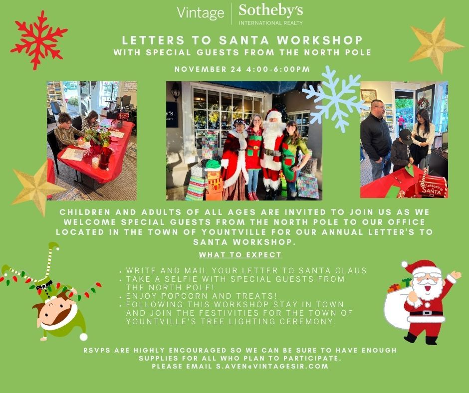 Letters to Santa Workshop w\/Special Guests from the North Pole