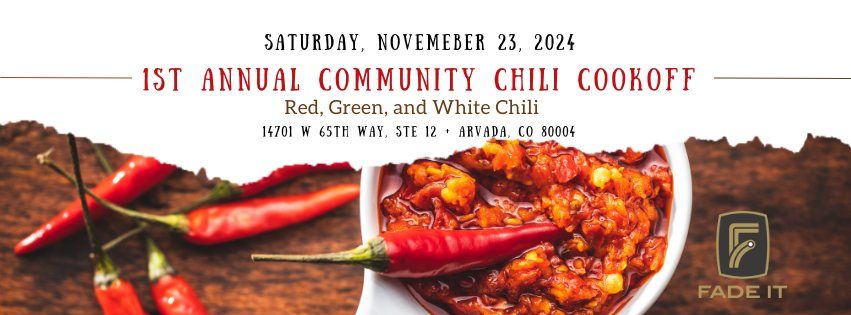 1st Annual Community Chili Cookoff