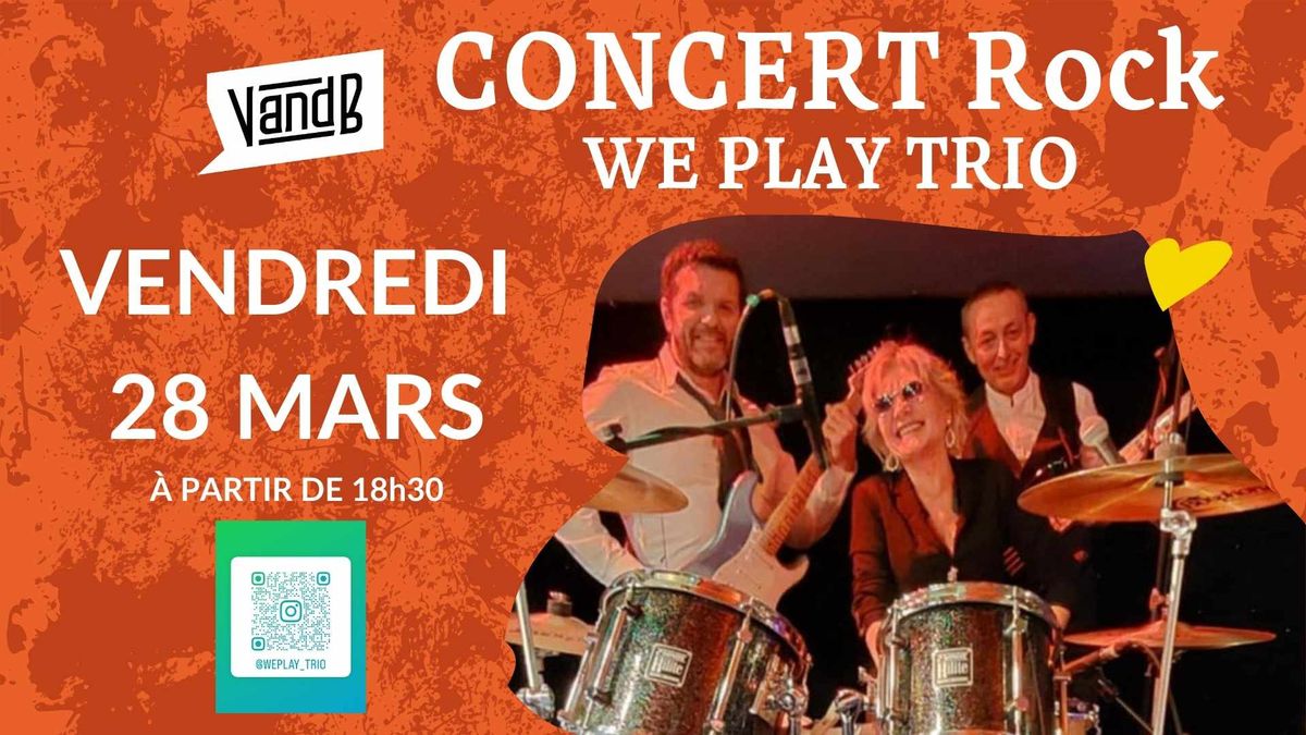 Ap\u00e9ro concert gratuit avec WE PLAY