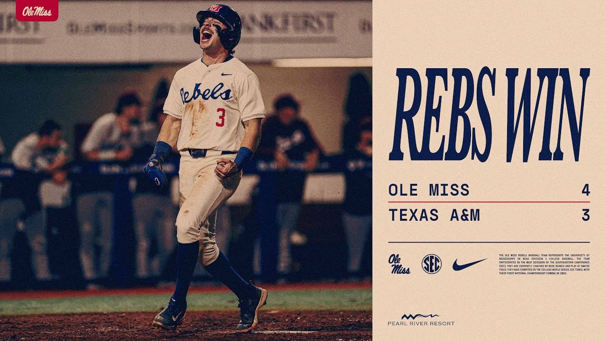 Mississippi Rebels Baseball vs. Southeastern Louisiana Lions Baseball