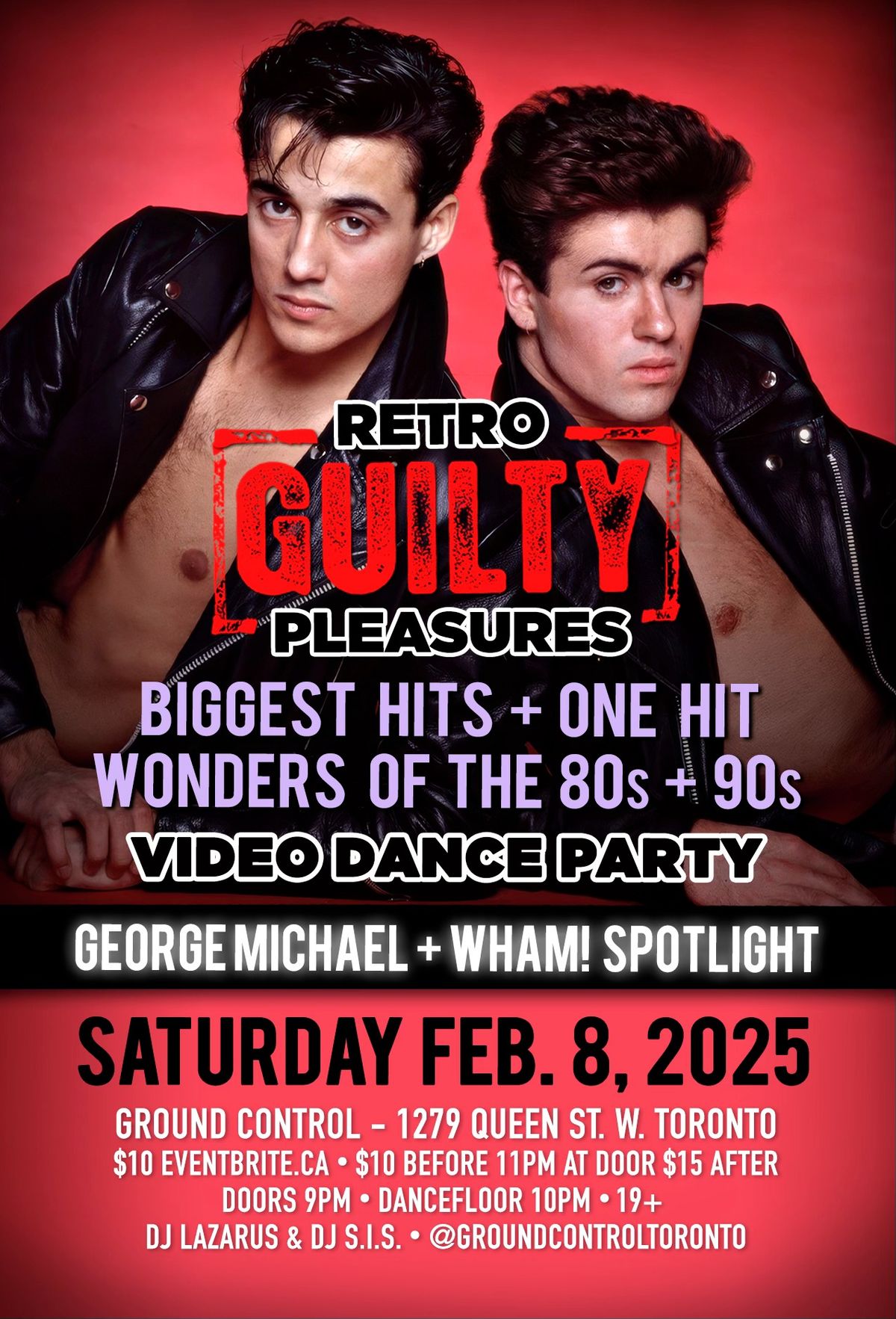 80s & 90s Retro GUILTY Pleasures Video Dance Party w\/ WHAM! \/ George Michael Spotlight