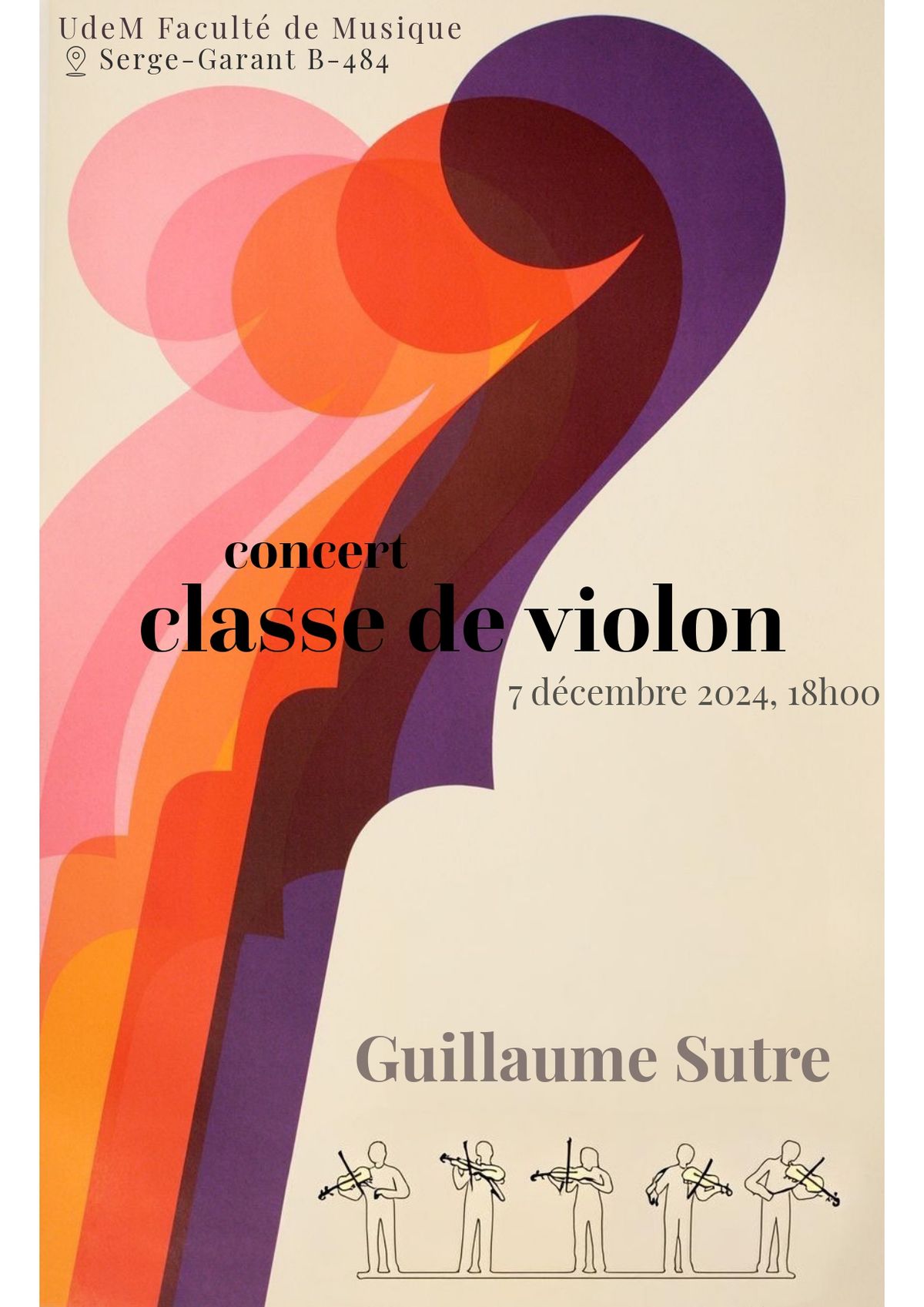 UdeM Facult\u00e9 de Musique - Concert de classe de violon