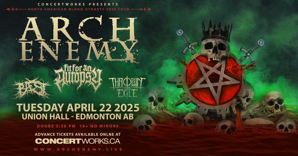 Arch Enemy 'North American Blood Dynasty 2025 Tour'