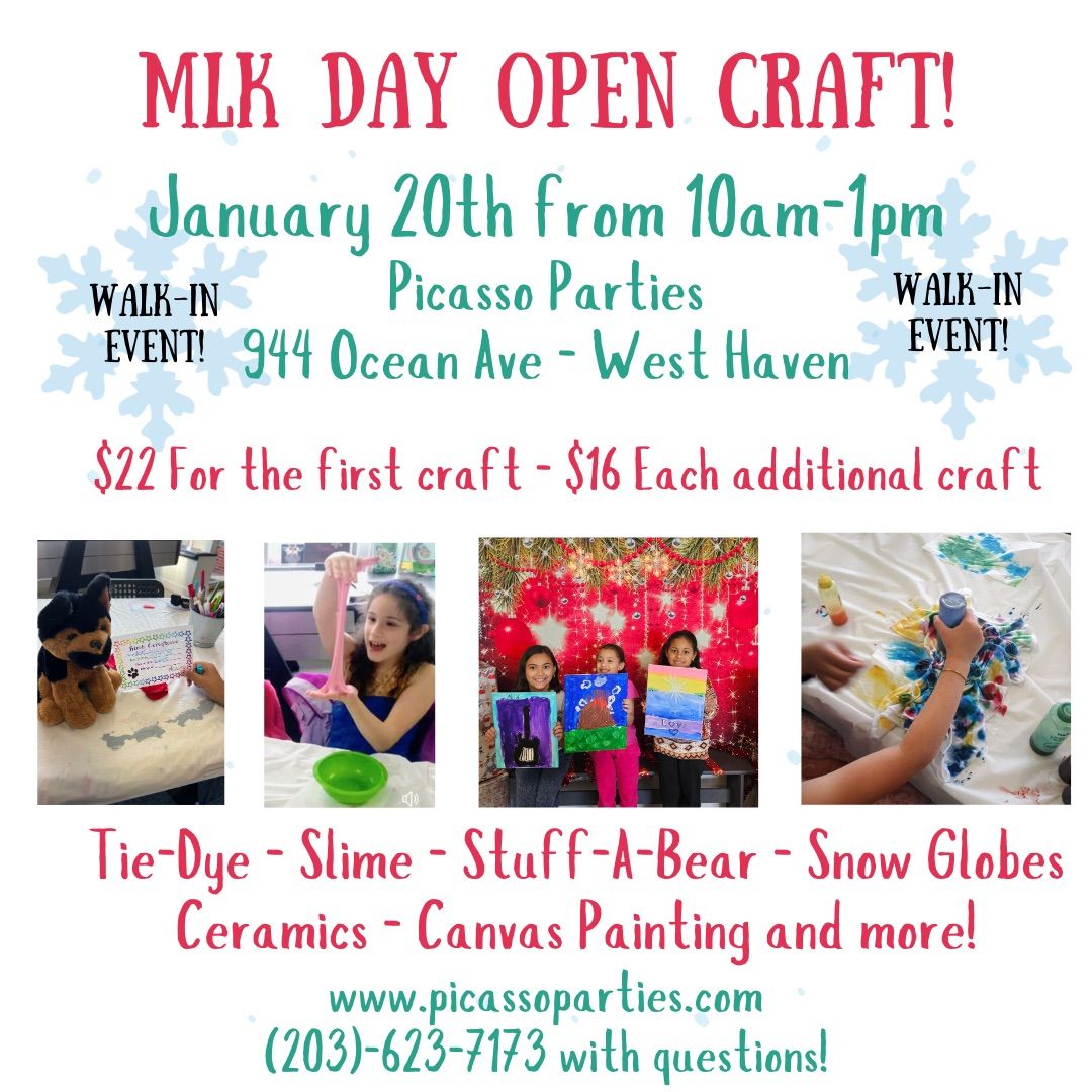 MLK Day Open Craft