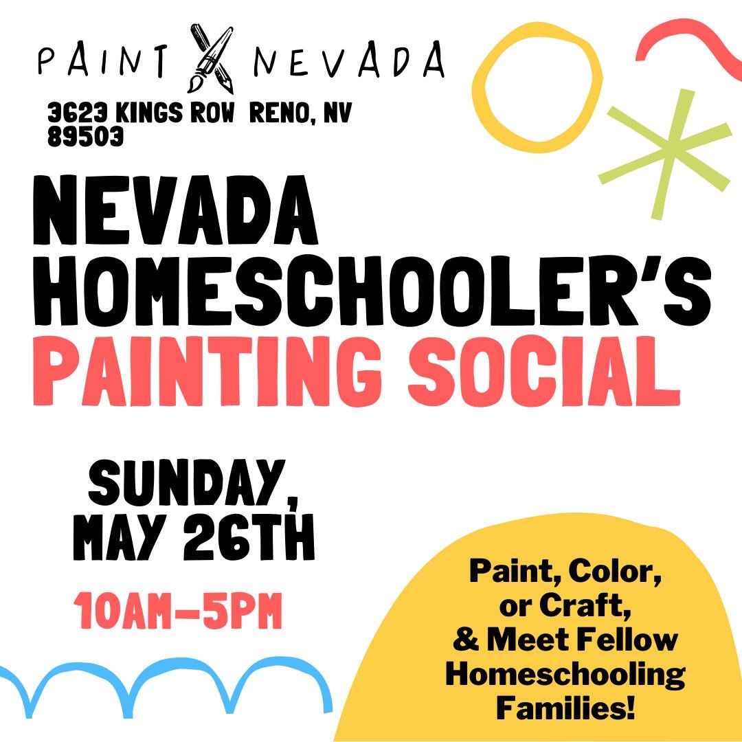 Nevada Homeschooler's Painting Social!