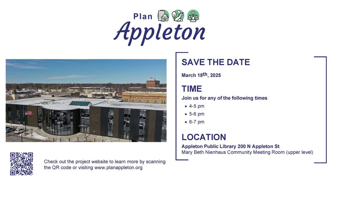 Public Input Session at Appleton Pulic Library - Plan Appleton 