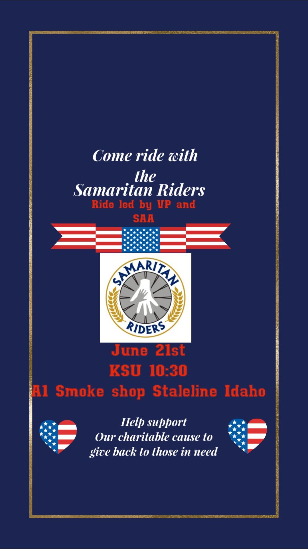 Samaritan Riders riding for Kai\u2019leigh