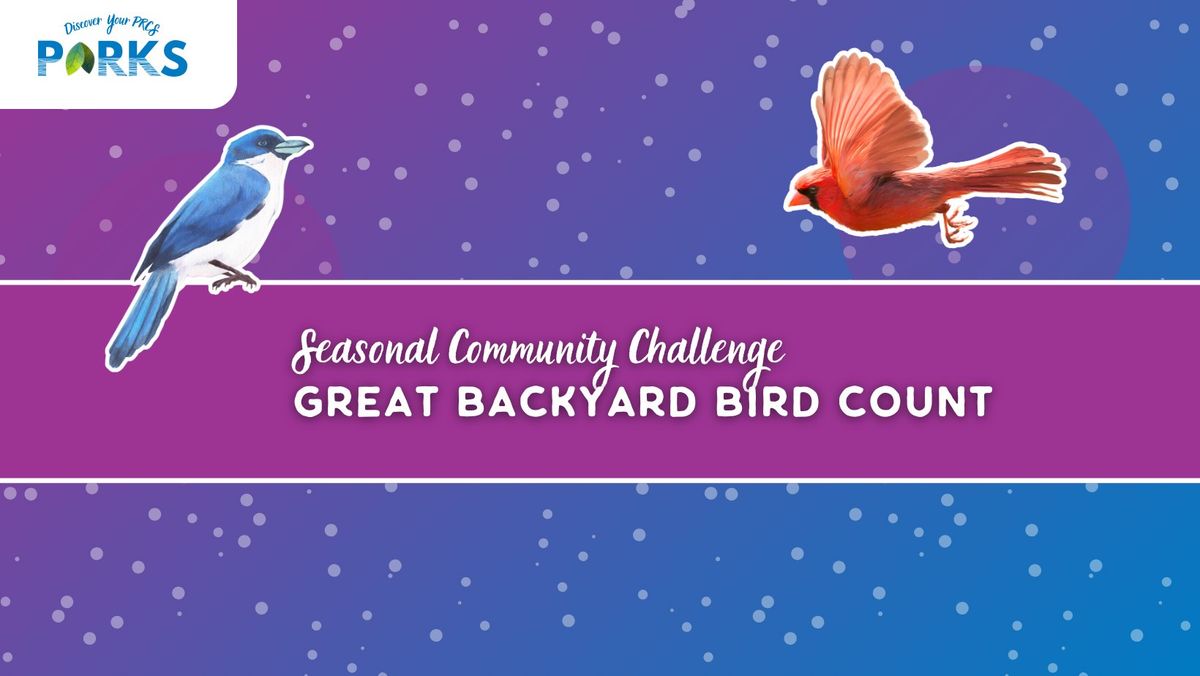 Seasonal Community Science - Great Backyard Bird Count