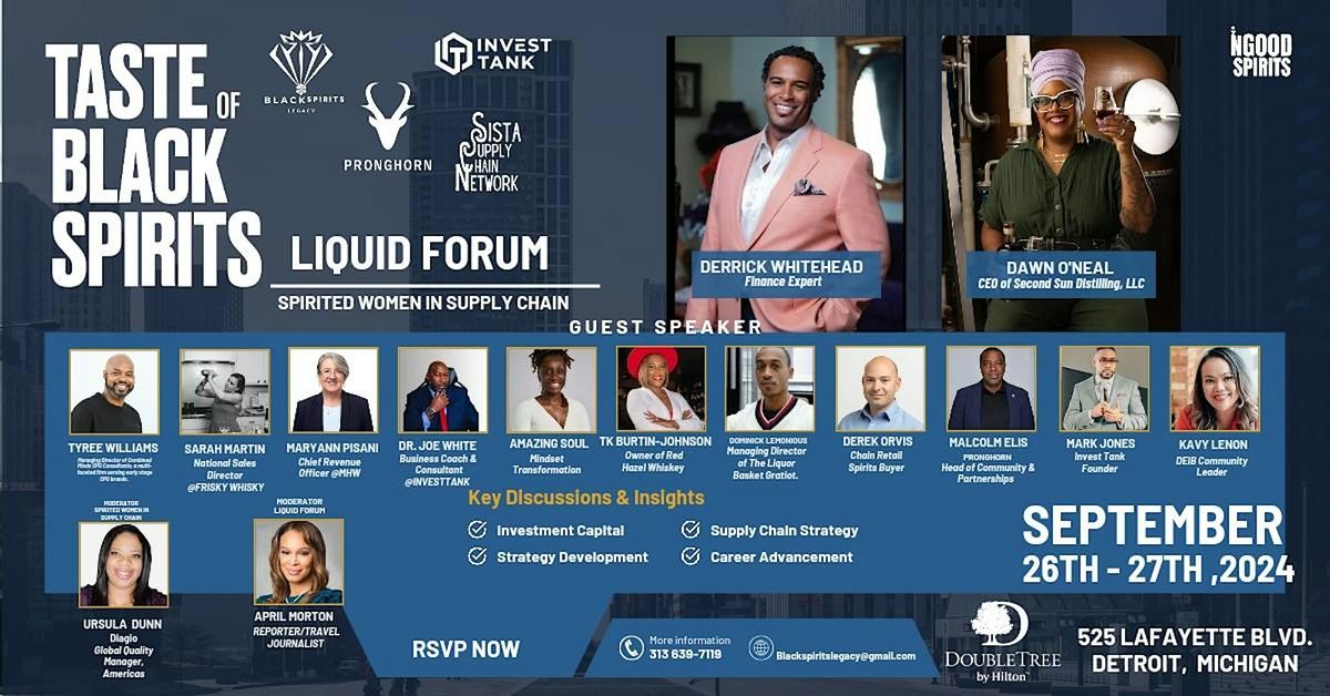 Liquid Forum: Taste of Black Spirits Speaker Series