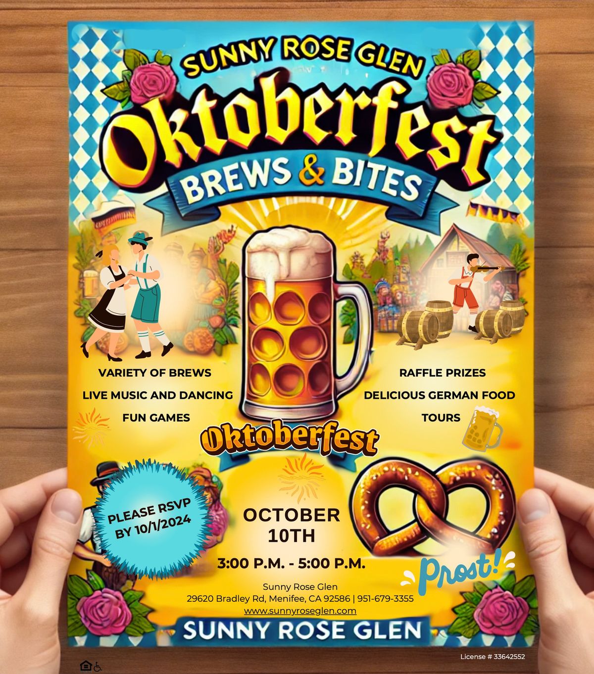 Sunny Rose Glen Oktoberfest: Brews & Bites