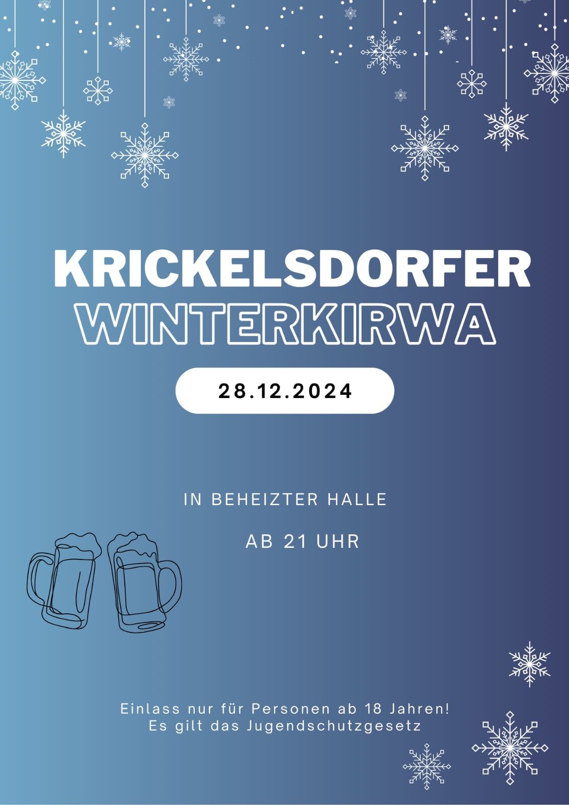 Krickelsdorfer Winterkirwa 2024 \ud83d\ude80