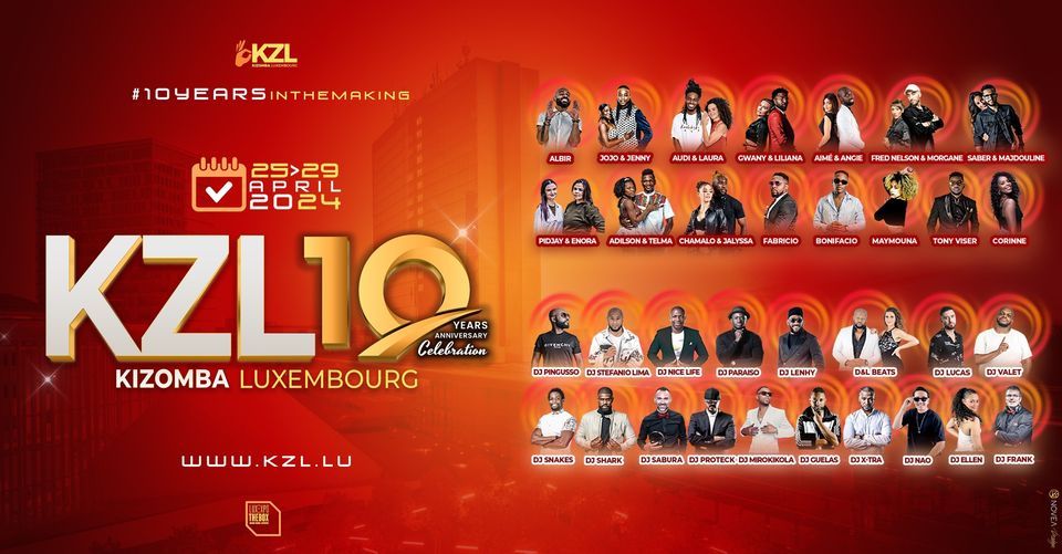 Official - Luxembourg International Kizomba Festival - 10th Anniversary