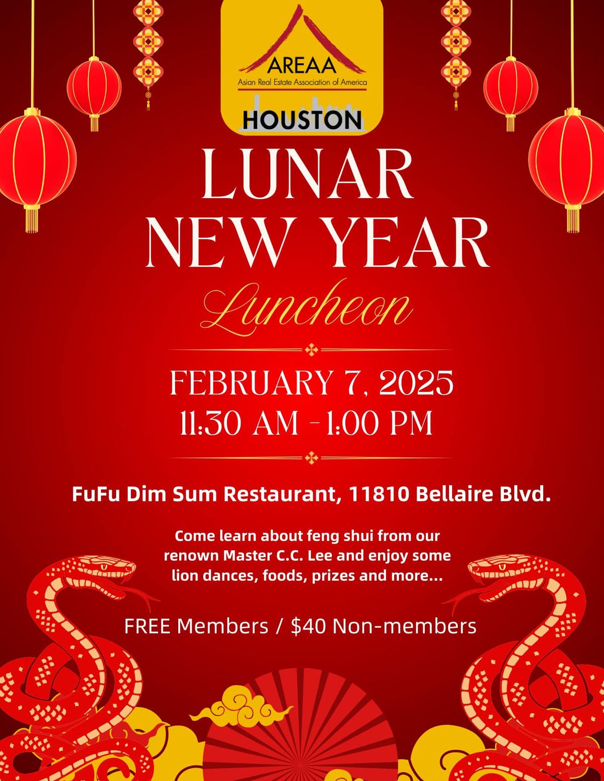 AREAA Houston Lunar New Year Luncheon 