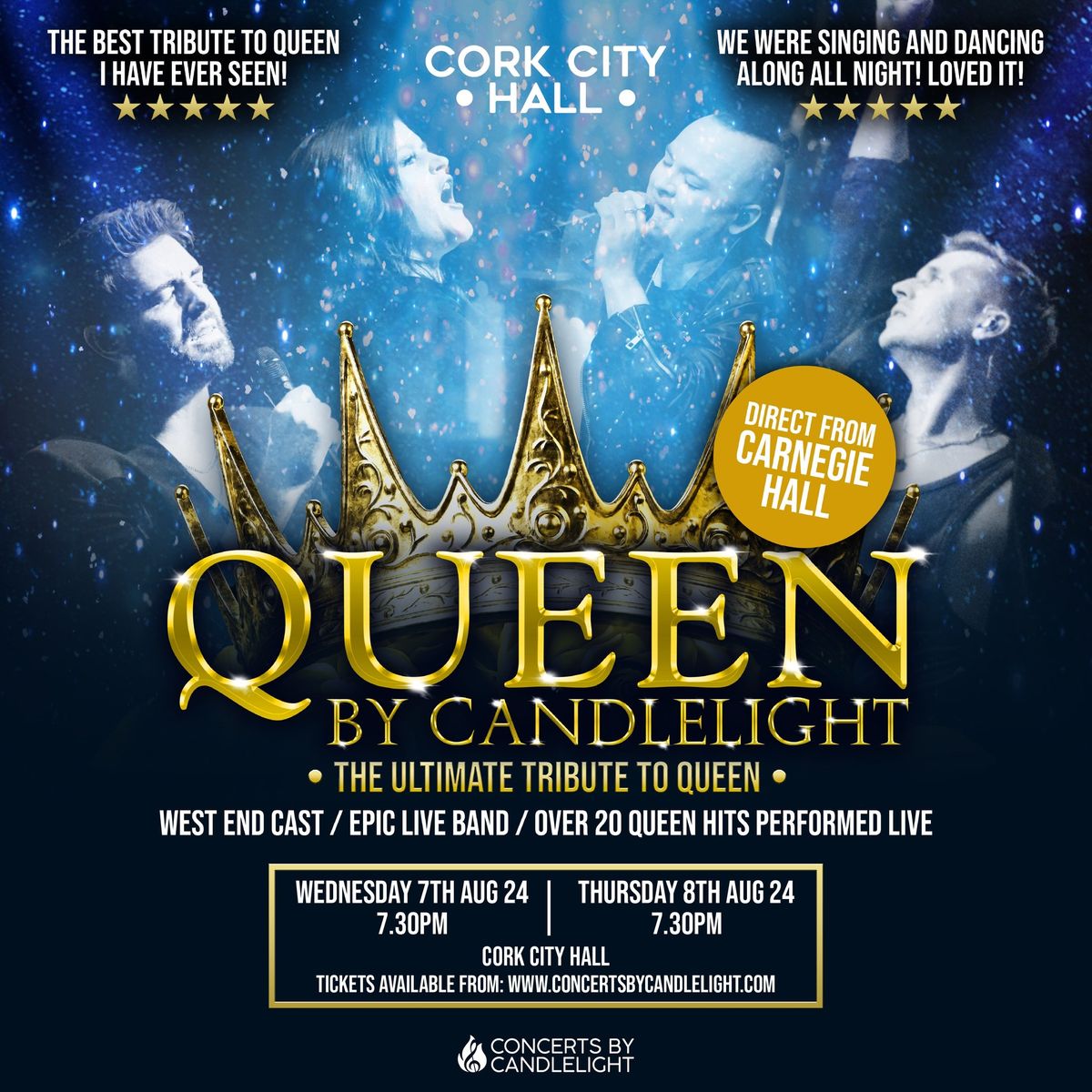 Queen By Candlelight At Cork City Hall
