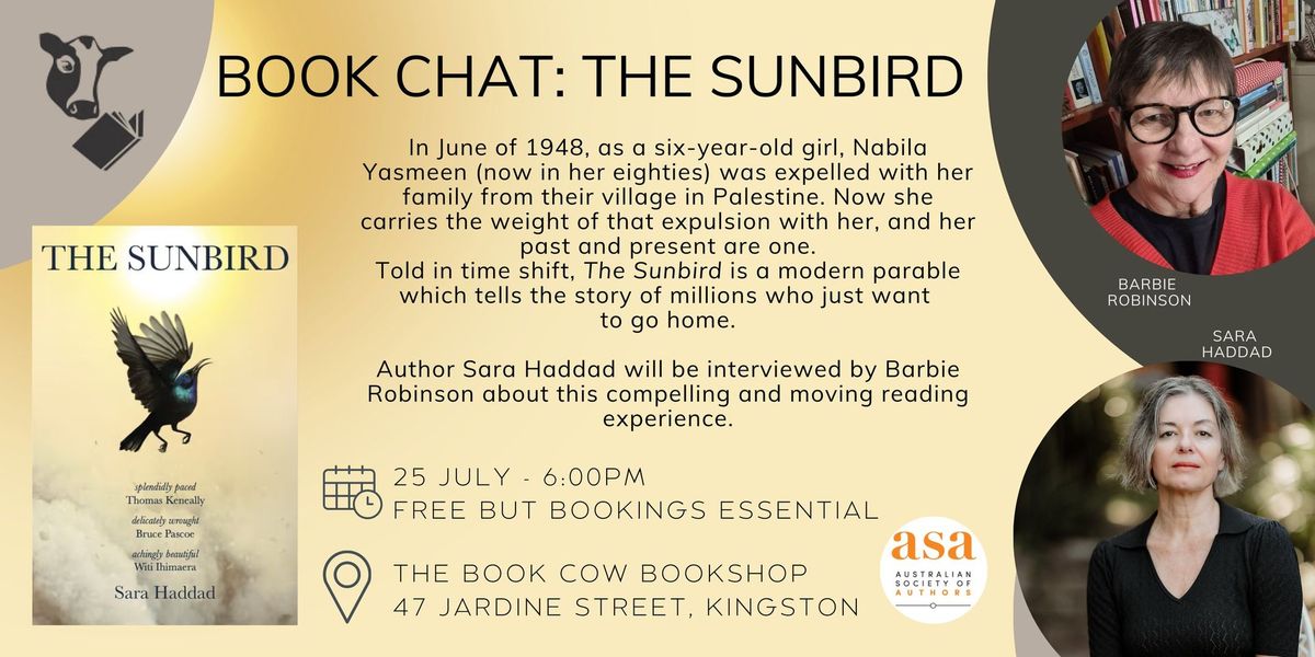 Book Chat - The Sunbird with Barbie Robinson and Sara Haddad