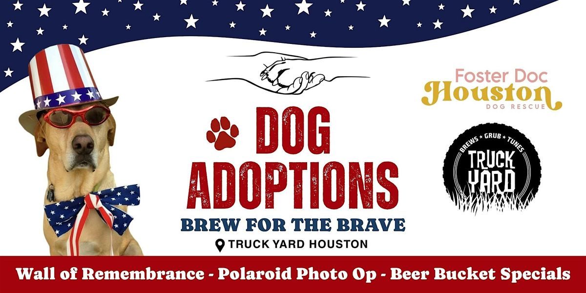 Dog Adoption Event @ Truck Yard Houston