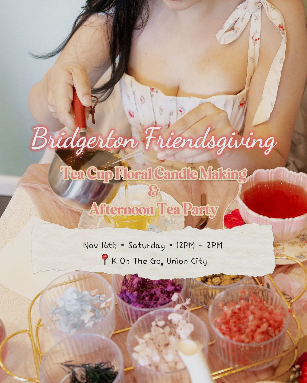 Bridgerton Friendsgiving: Tea + Craft Party