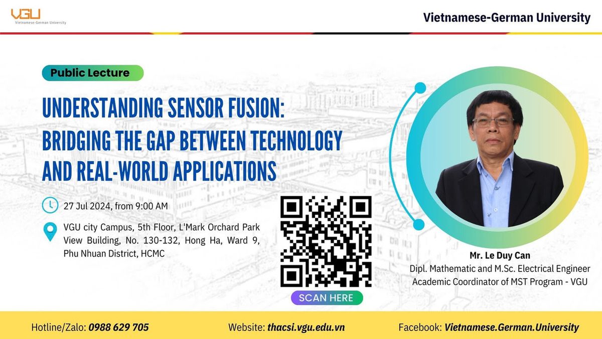 MST Public Lecture: Understanding Sensor Fusion: Bridging the Gap between Technology and Real-World 