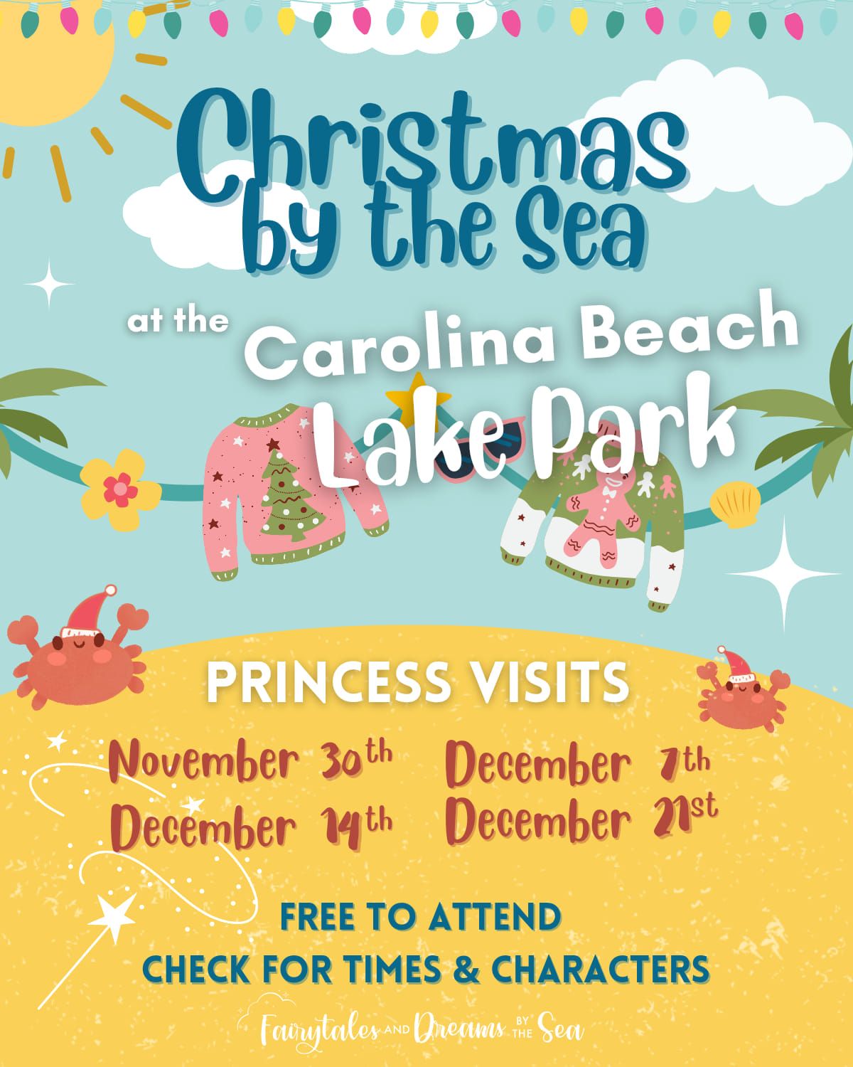 Meet the Snow Queen at Elf Movie Showing Carolina Beach