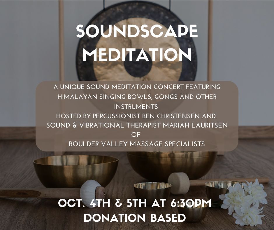 Soundscape Meditation: Featuring Gongs and Himalayan Singing Bowls