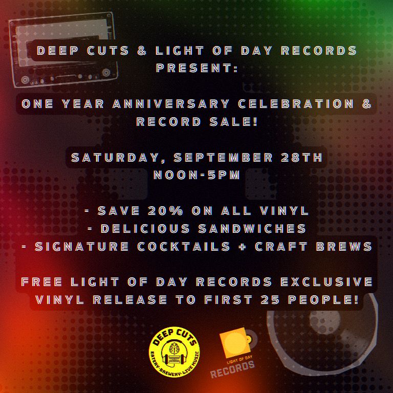 One Year Anniversary Celebration and Record Sale!