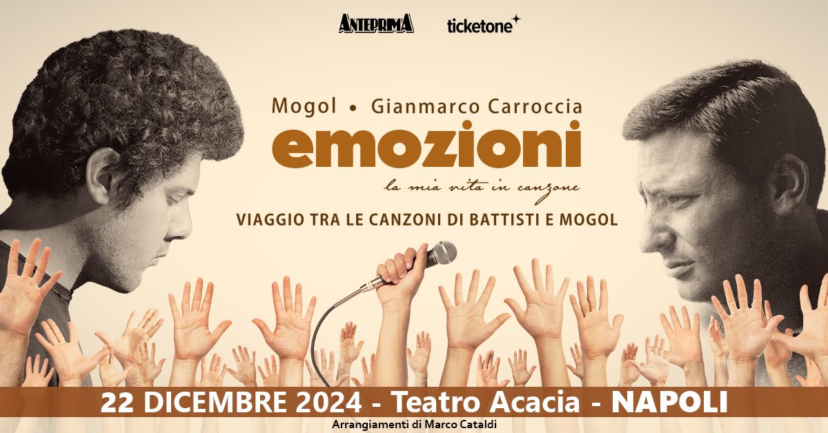 EMOZIONI con Mogol e Gianmarco Carroccia