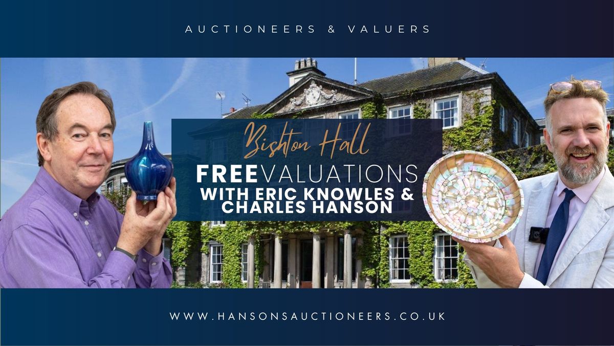 Valuation Day with Eric Knowles & Charles Hanson: FREE Jewellery & Antique Valuations at Bishton