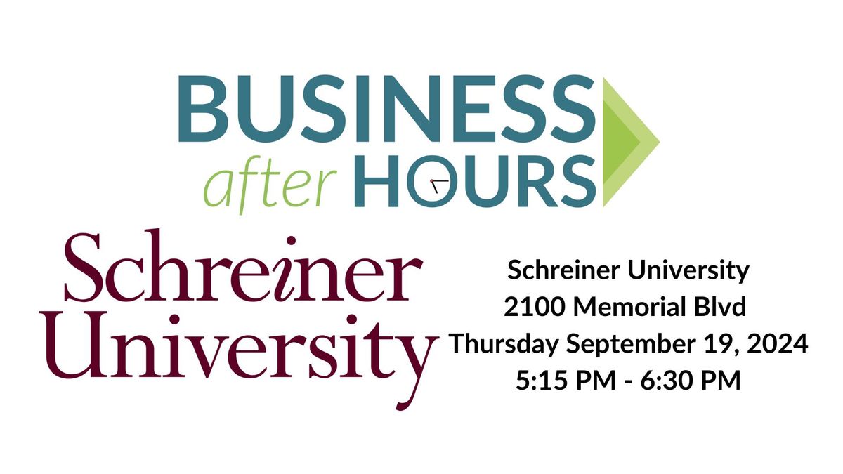 After Hours Mixer- Schreiner University