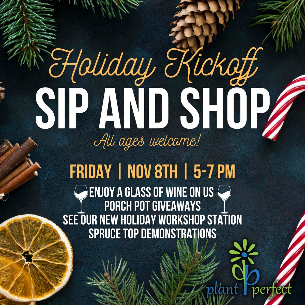 Holiday Kickoff Sip & Shop!