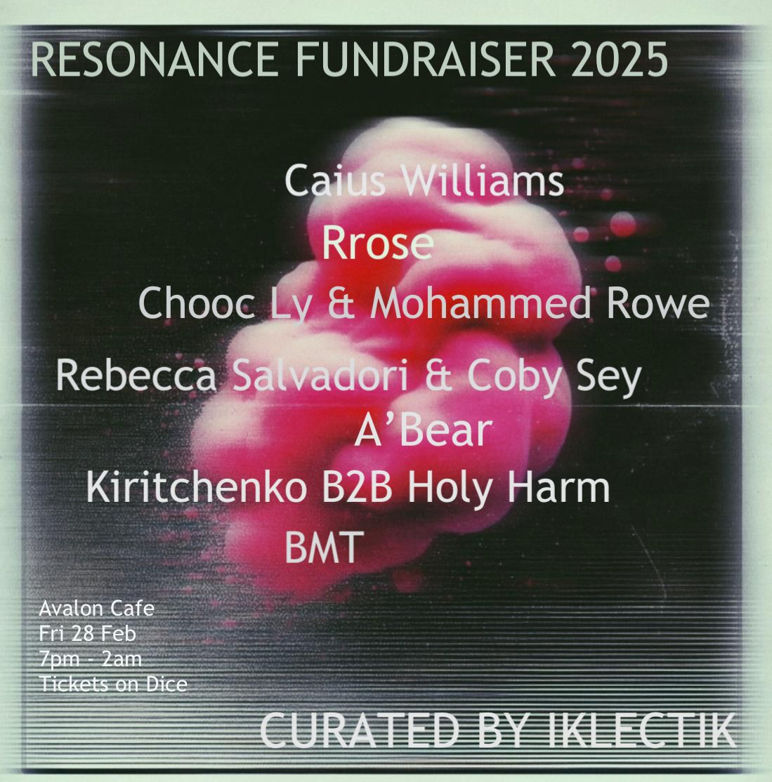 Resonance Fundraiser: IKLECTIK Curates 